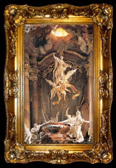 framed  Egid Quirin Asam The Asuncion of Maria, ta009-2